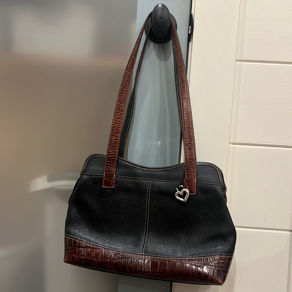 Brighton Alexis black & chocolate purse